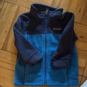 Columbia Two-Tone Blue Fleece Jacket